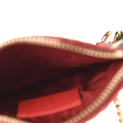 Gucci GG Supreme Monogram Embroidered Strawberry Pass Holder Crossbody Multicolor 5 of 10