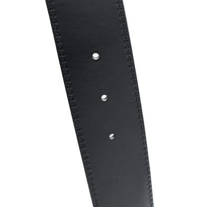 Gucci Guccissima Interlocking G Belt 85 34 Black 4 of 4