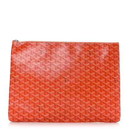 Goyard Goyardine Senat Pochette GM Orange 1 of 6