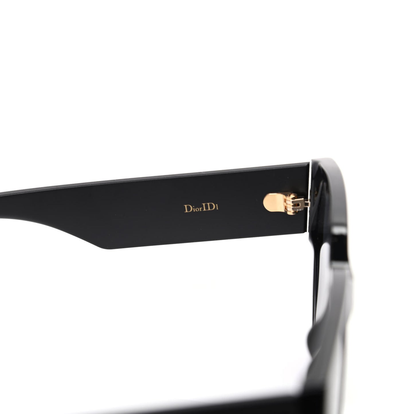 Acetate Square DiorID1 Sunglasses Black