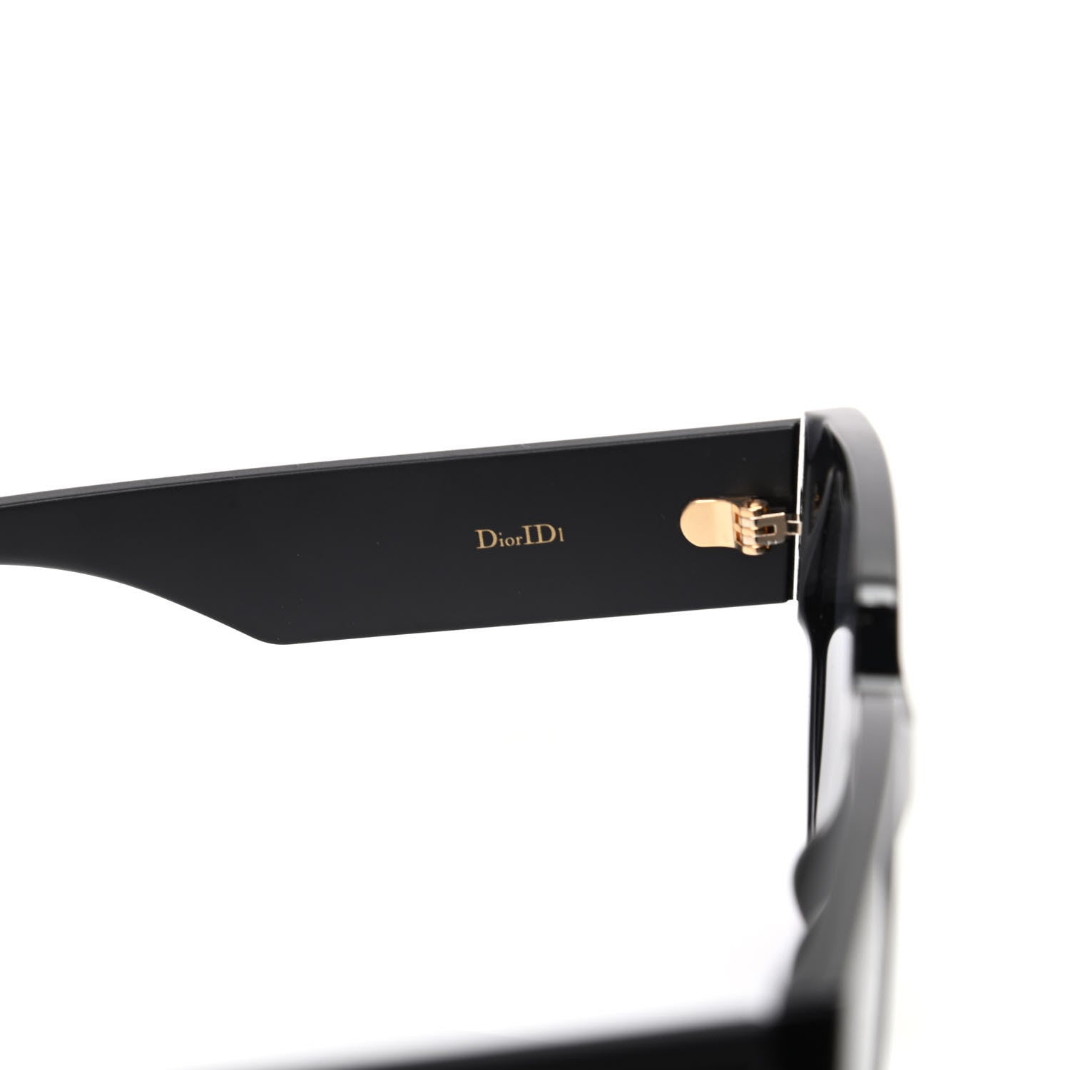 Christian Dior Acetate Square DiorID1 Sunglasses Black 6 of 7