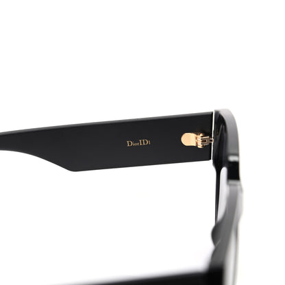Christian Dior Acetate Square DiorID1 Sunglasses Black 6 of 7