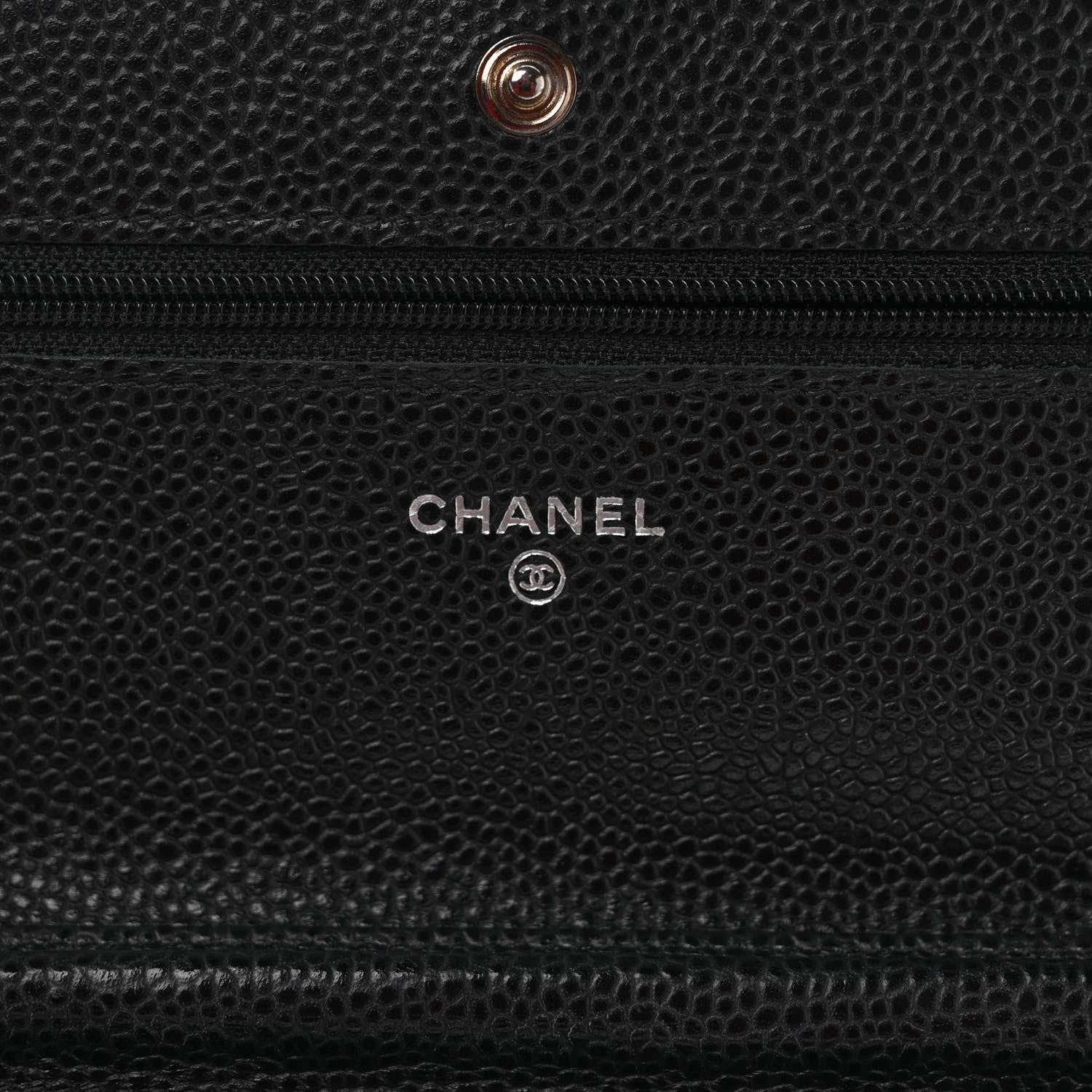 Chanel Caviar Quilted Wallet On Chain WOC Black 6 of 11