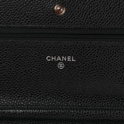 Chanel Caviar Quilted Wallet On Chain WOC Black 6 of 11