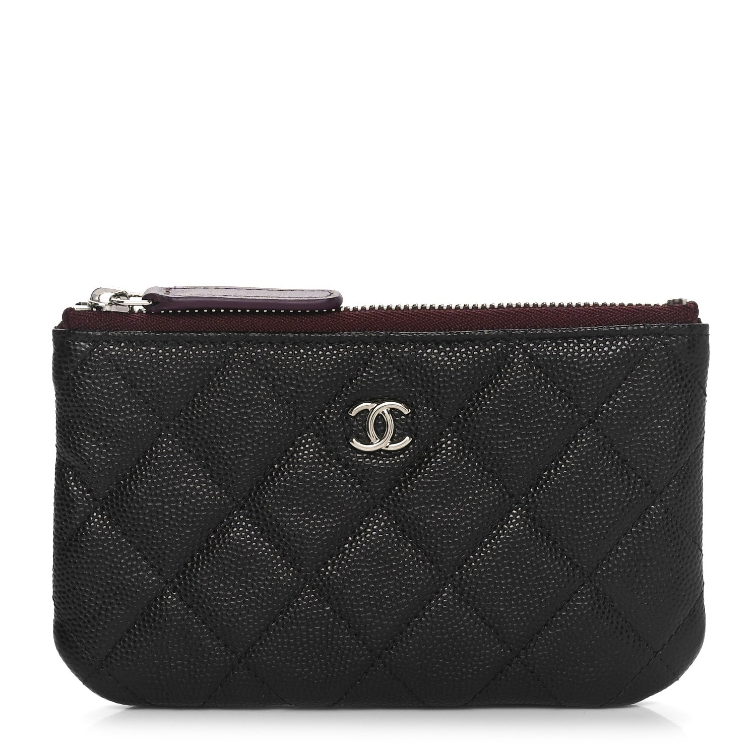 Chanel Caviar Quilted Small Cosmetic Case Black 1 of 9