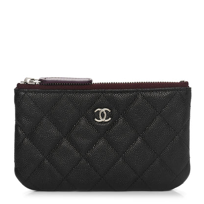 Chanel Caviar Quilted Small Cosmetic Case Black 1 of 9