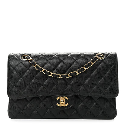 Chanel Caviar Quilted Medium Double Flap Black 1 of 11