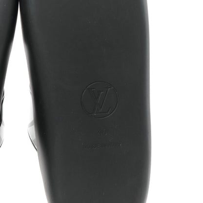 Louis Vuitton Monogram Sunbath Flat Mule Sandals 40 Black 6 of 9