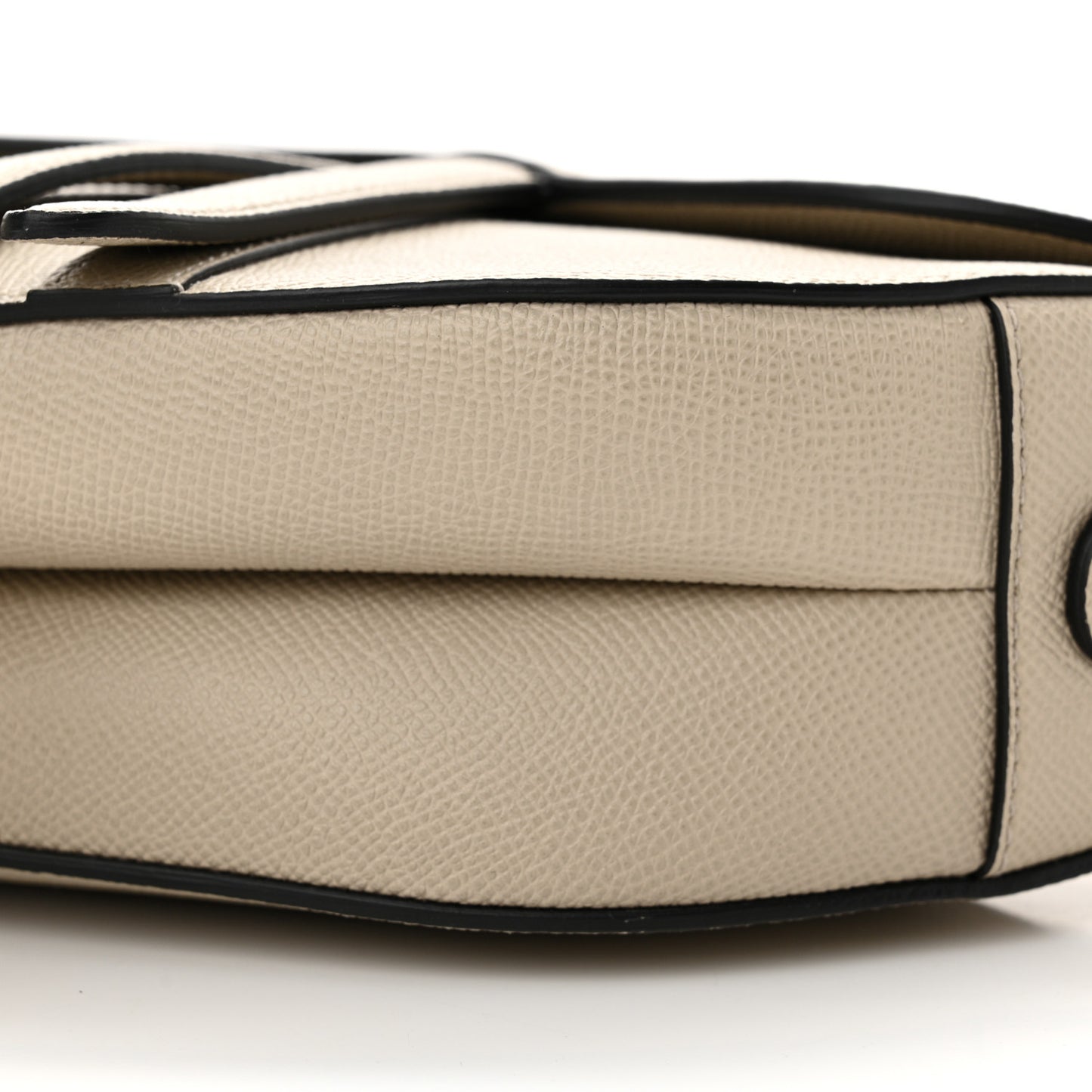 Grained Calfskin Saddle Bag Sable