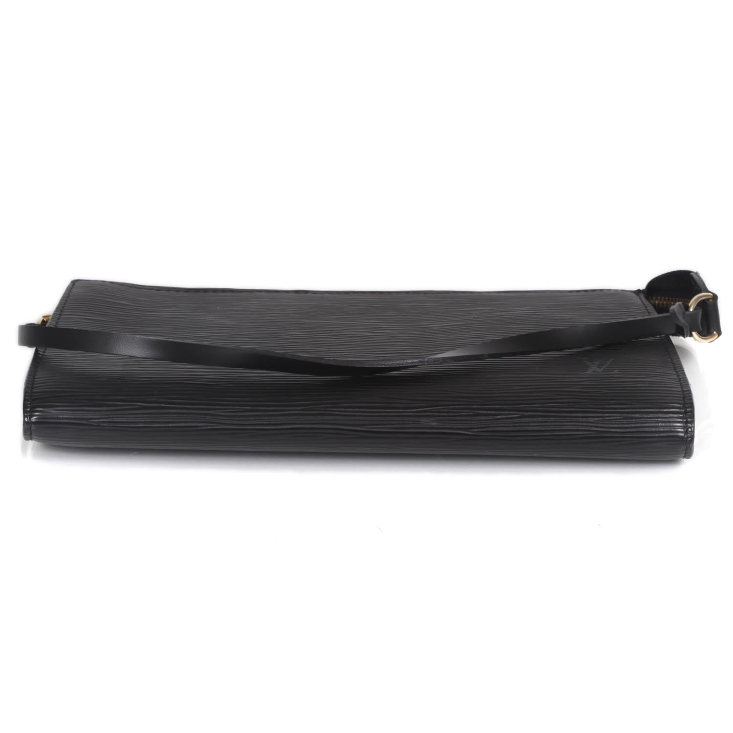 Louis Vuitton Epi Pochette Accessories 24 Black 3 of 9