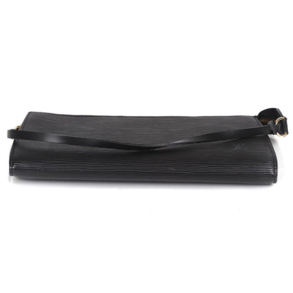 Louis Vuitton Epi Pochette Accessories 24 Black 3 of 9