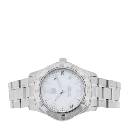 Tag Heuer Stainless Steel Mother of Pearl 32mm Aquaracer Lady Quartz Watch WAF1311 2 of 4