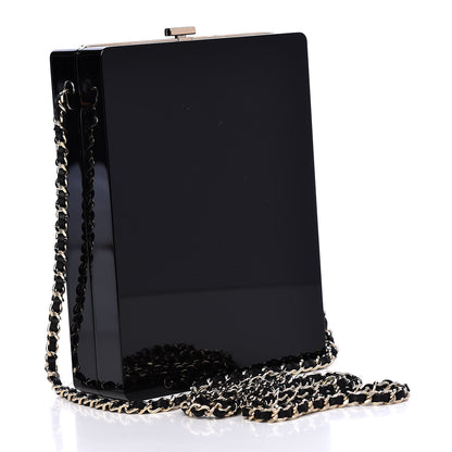 Chanel Plexiglass Strass N°5 Minaudiere Black Gold 3 of 11