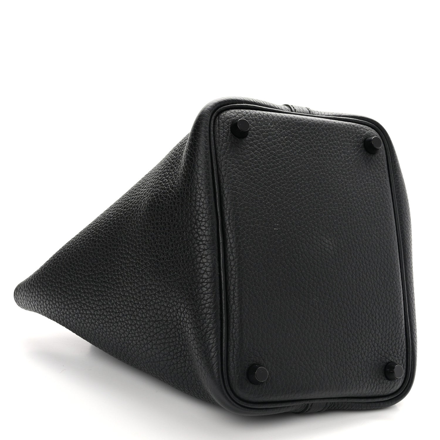 Hermes Taurillon Clemence Monochrome Picotin Lock 18 PM Black 4 of 12