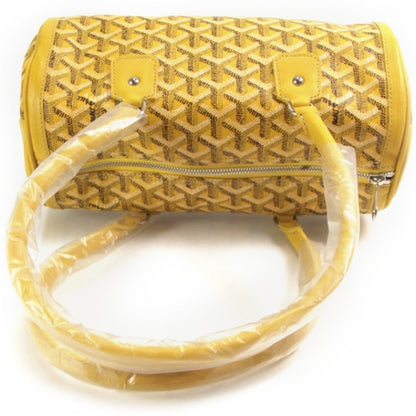 Goyard Goyardine Amakios PM Bowler Tote Bag Yellow 5 of 10