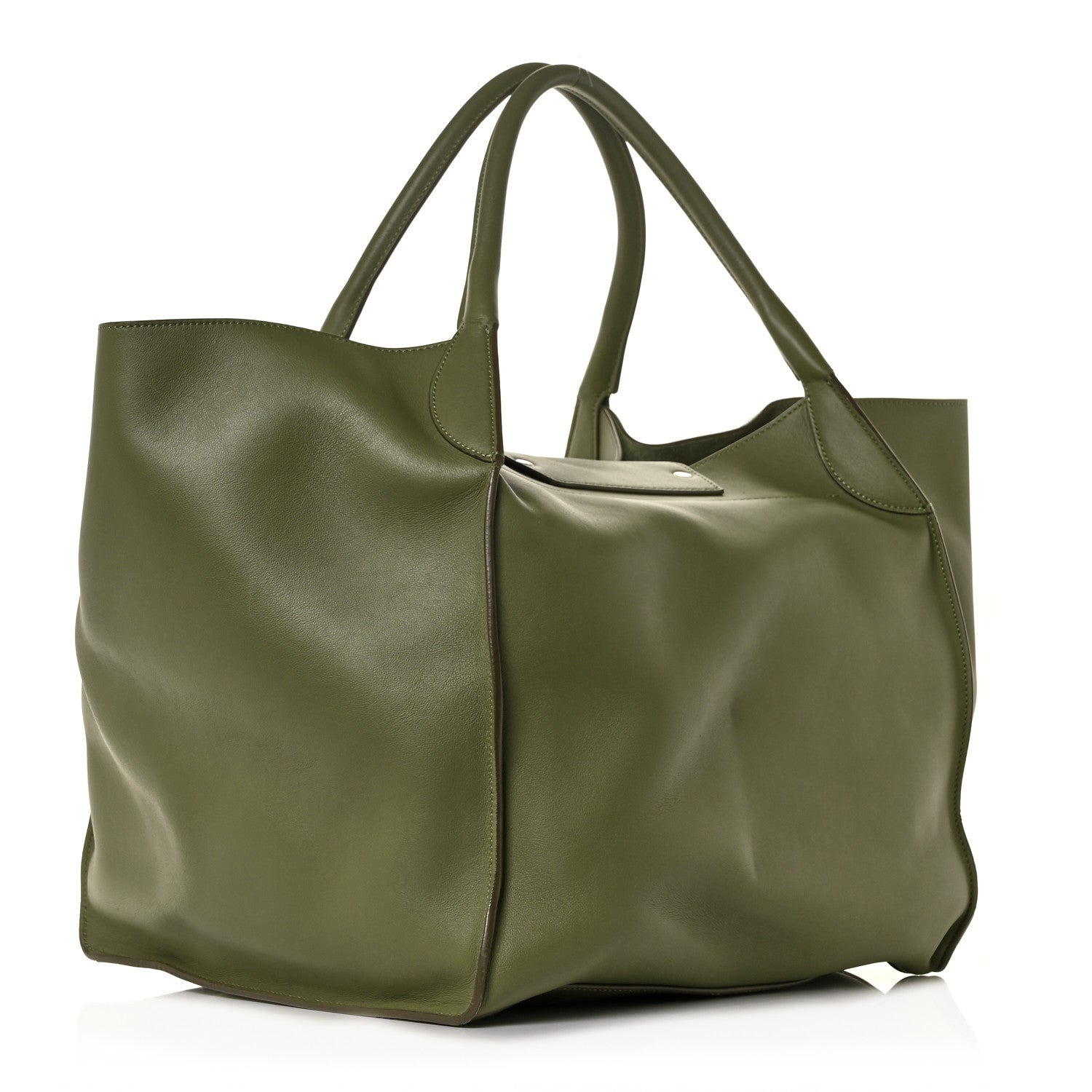 Celine Smooth Calfskin Medium Big Bag Green 2 of 7