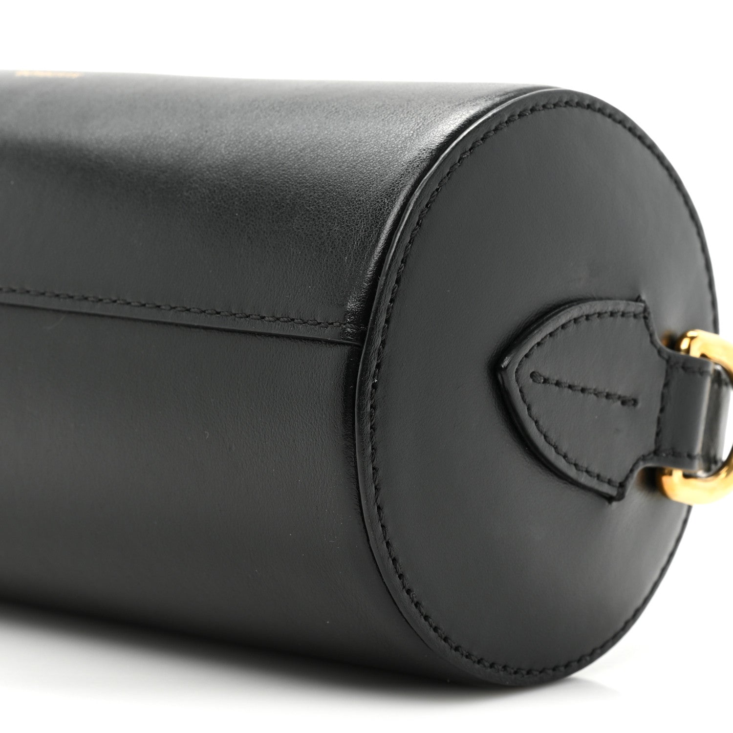 Burberry Calfskin Kingdom The Barrel Bag Black 7 of 11