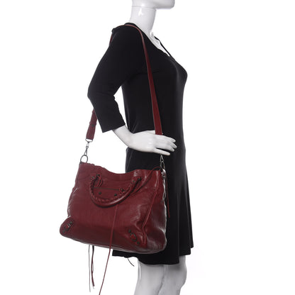 Balenciaga Agneau Classic Hardware Velo Rouge Cerise 2 of 10