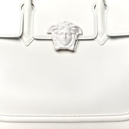 Versace Calfskin Large Palazzo Empire Bag White 6 of 8