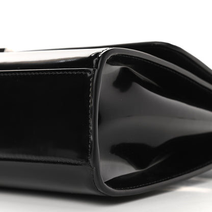 Dolce & Gabbana Shiny Calfskin 90's Sicily Bag Black 9 of 9