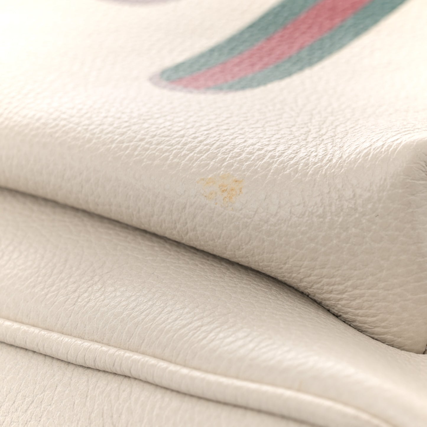 Calfskin Logo Day Backpack Mystic White