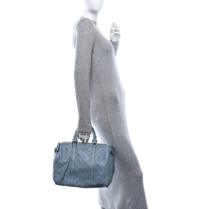 Gucci Guccissima Medium Joy Boston Light Blue 2 of 10