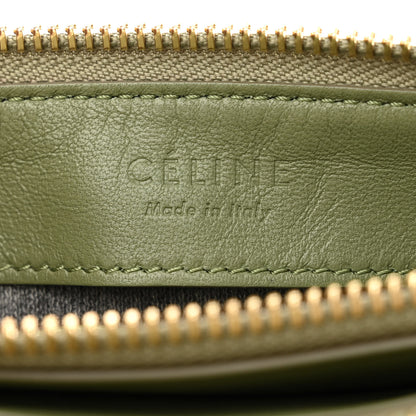 Celine Lambskin Small Trio Crossbody Bag Sage 8 of 11