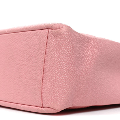 Chanel Caviar Quilted Petit Shopping Tote PST Pink 10 of 10
