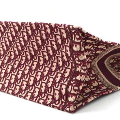 Christian Dior Oblique Large Book Tote Burgundy Multicolor 10 of 11