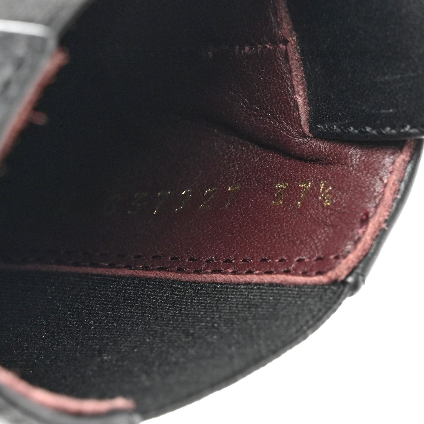 Calfskin Cap Toe CC Ankle Boots 37.5 Black