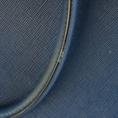 Prada Saffiano Lux Large Tote Bluette 9 of 9