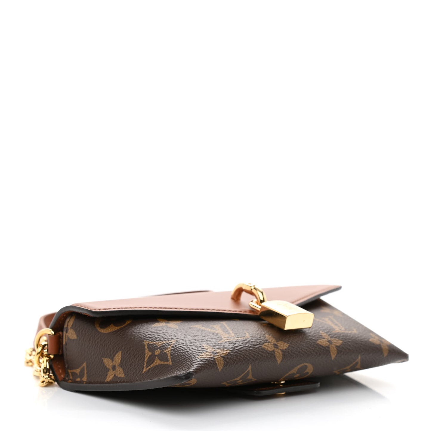 Monogram Padlock On Strap Caramel
