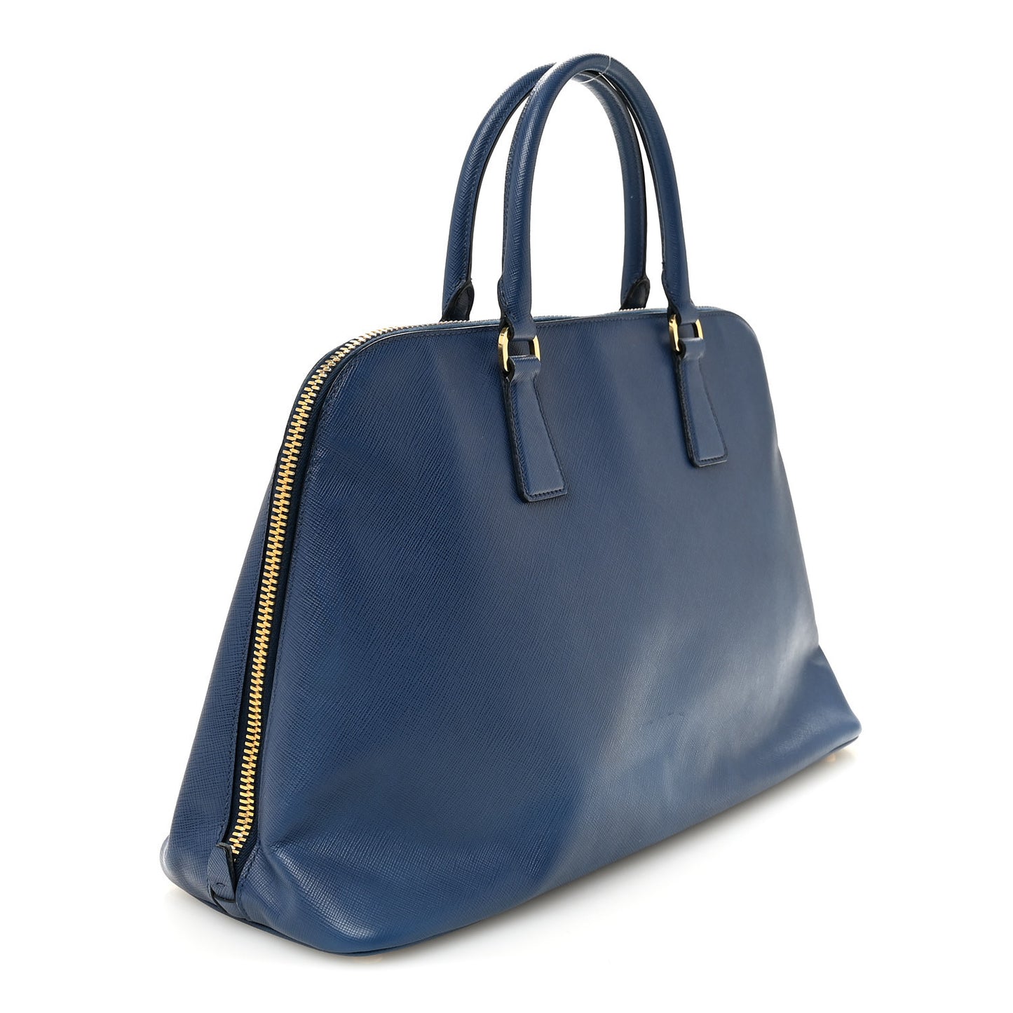 Saffiano Lux Medium Promenade Tote Bluette