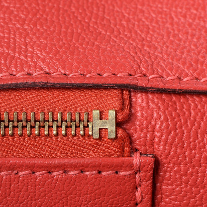 Hermes Togo Birkin 35 Rouge Pivoine 10 of 33