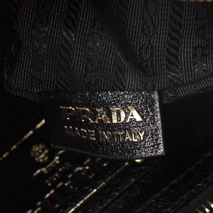 Prada Buffalo Shoulder Bag Nero Black 8 of 8