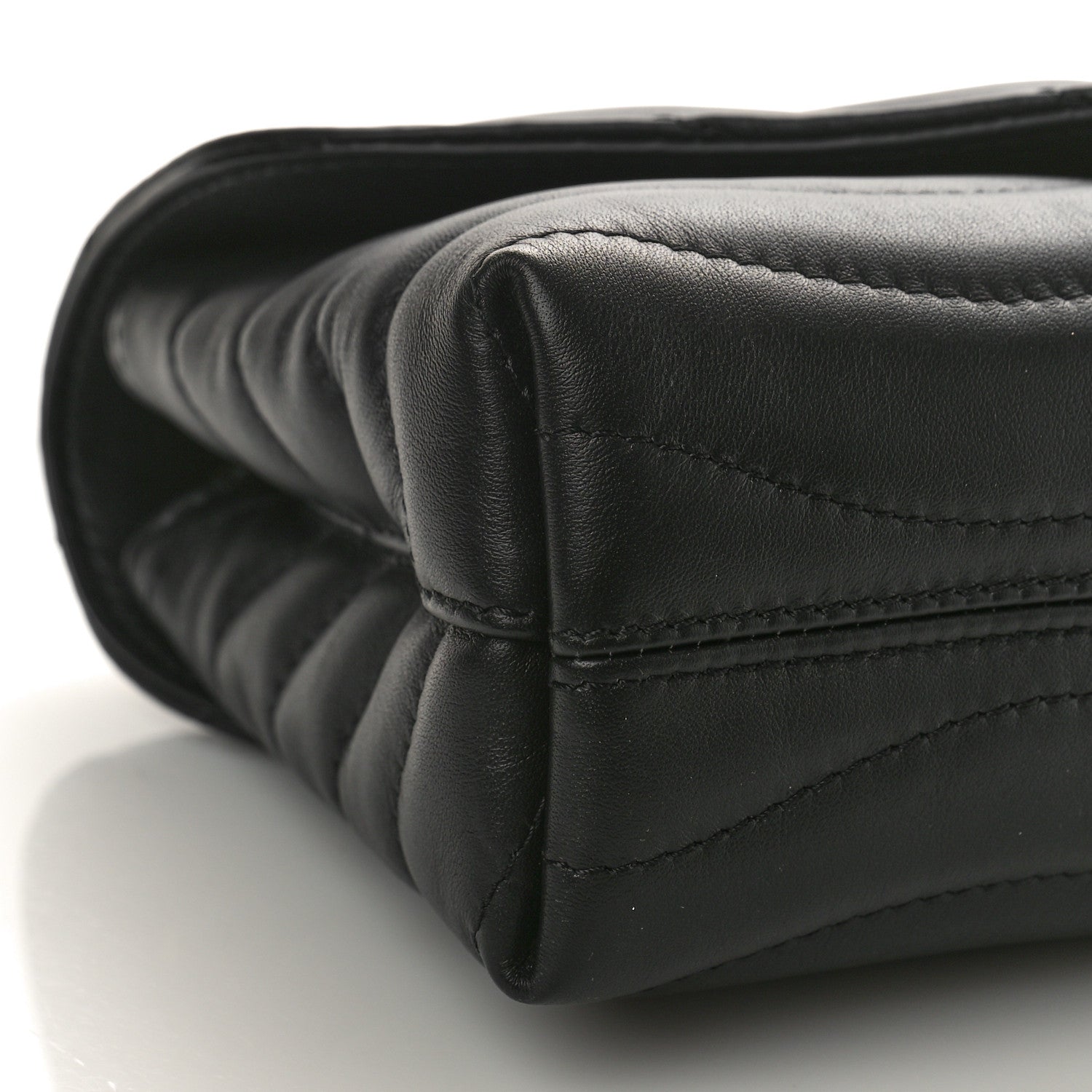 Louis Vuitton Calfskin LV New Wave Chain Bag Black 7 of 8