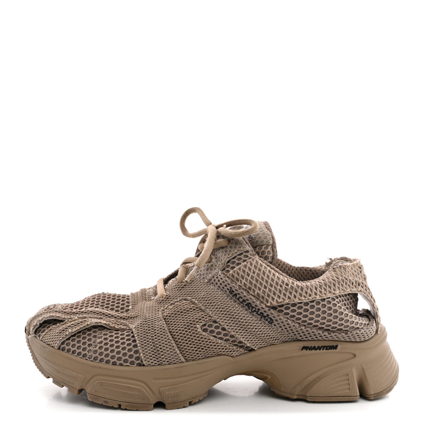 Fabric Mesh Womens Phantom Sneakers 38 Dark Beige