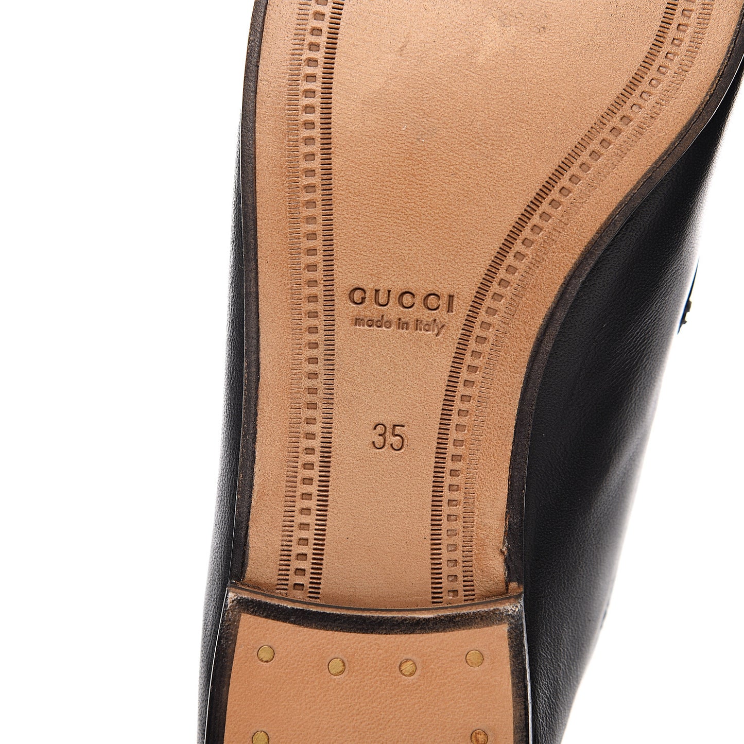 Lambskin Womens Brixton Horsebit Loafers 35 Black