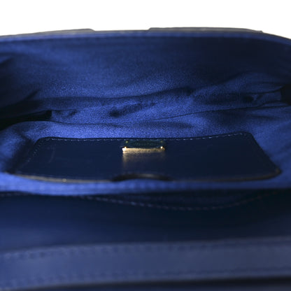 Dolce & Gabbana Mink Fur Snakeskin Crossbody Bag Navy 5 of 9