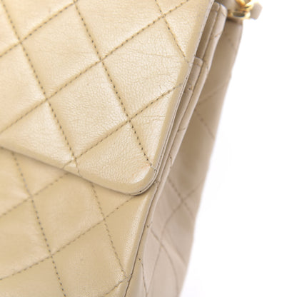 Chanel Lambskin Quilted Small Double Flap Beige 8 of 15