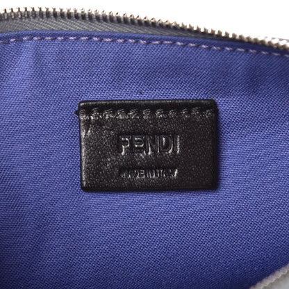 Fendi Vitello Elite Studded Hypnoteyes Zip Pouch Polvere Multicolor 6 of 9