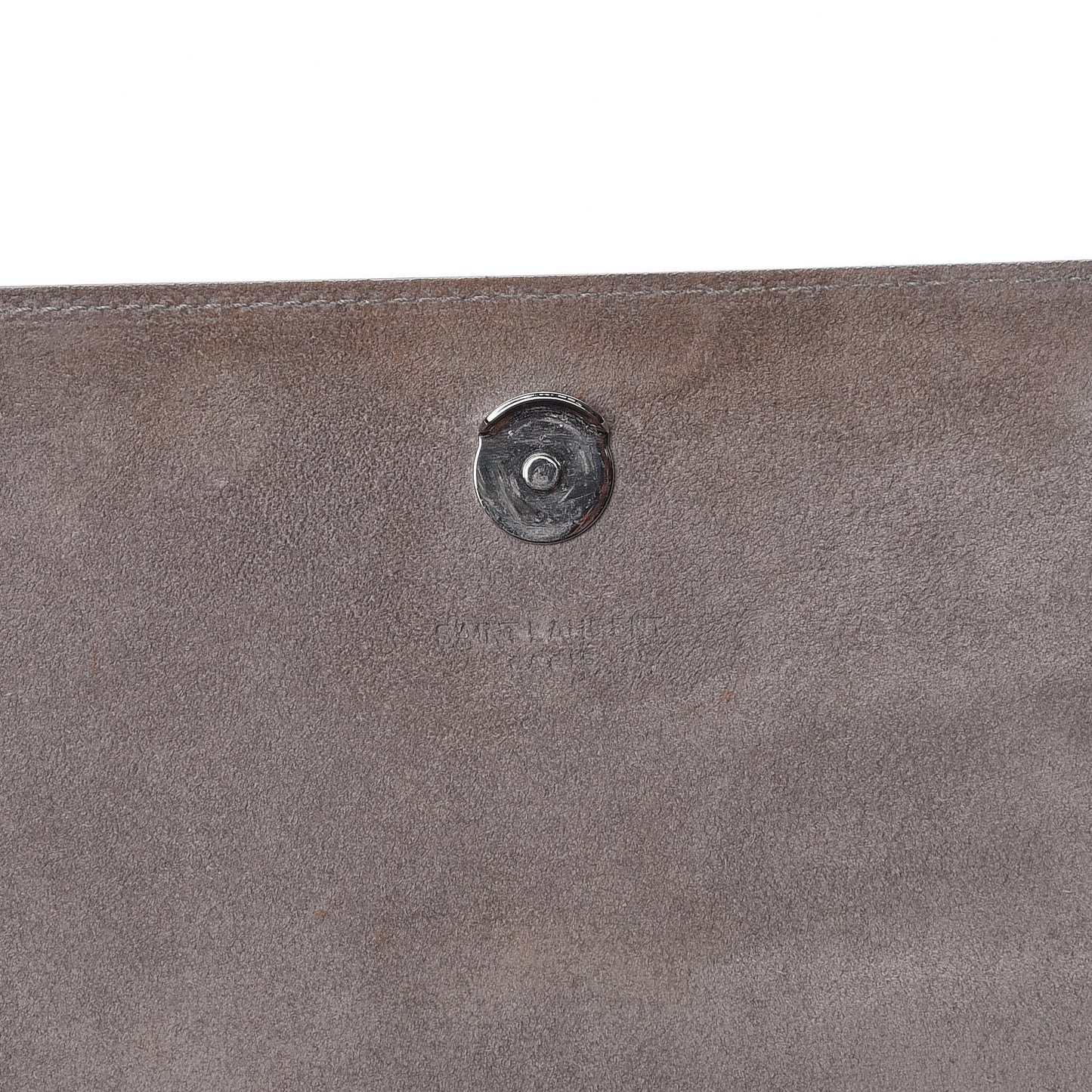 Metallic Lambskin Medium Cloud Star Monogram Kate Satchel Argento