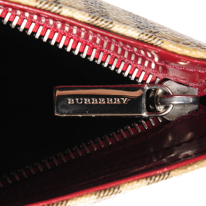 Burberry Haymarket Check Medium Tote Red 8 of 8