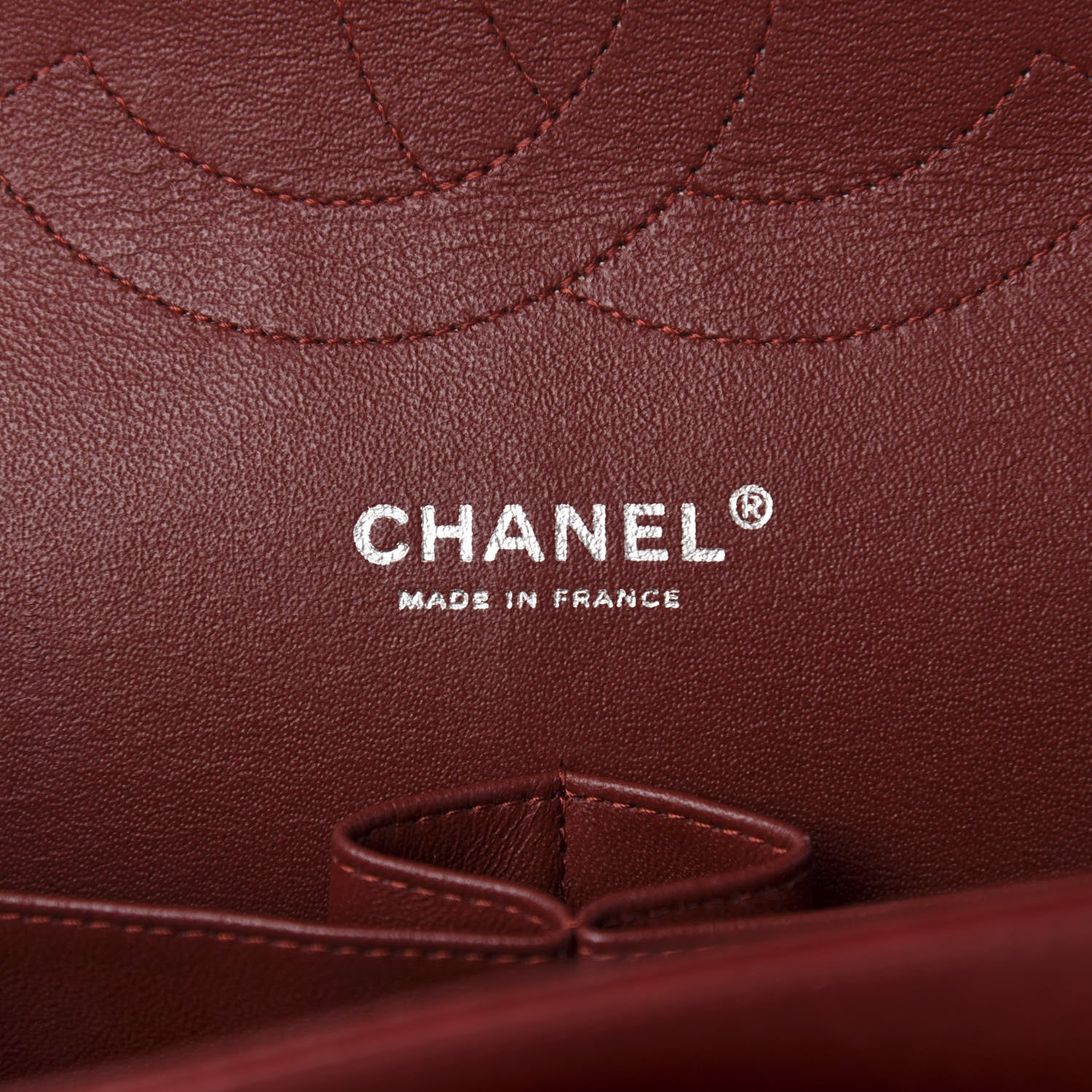 Chanel Lambskin Quilted Jumbo Double Flap Red 11 of 13