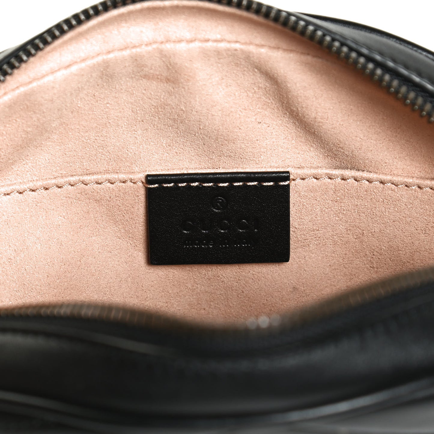 Calfskin Matelasse GG Marmont Belt Bag 95 38 Black