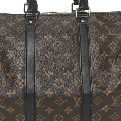 Louis Vuitton Monogram Macassar Keepall Bandouliere 45 8 of 10