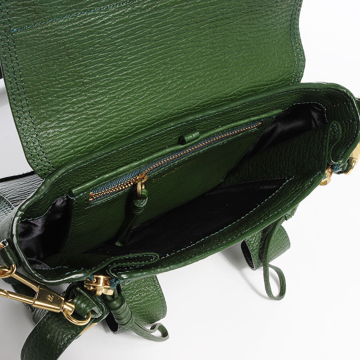 3.1 Leather Mini Pashli Satchel Jade