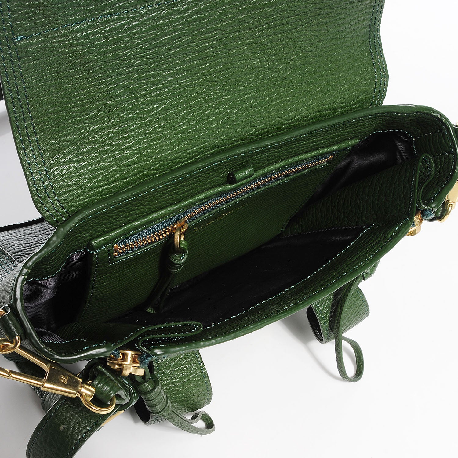 3.1 Phillip Lim 3.1 Leather Mini Pashli Satchel Jade 5 of 14