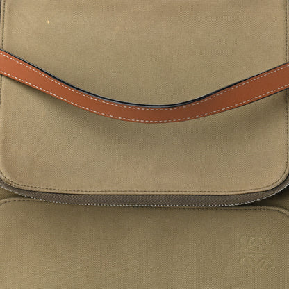 Loewe Canvas Goya Backpack Khaki 7 of 13