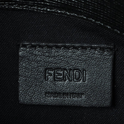 Fendi Vitello Elite Mink Fur Studded Karlito Tube Wallet on Chain Black 6 of 7